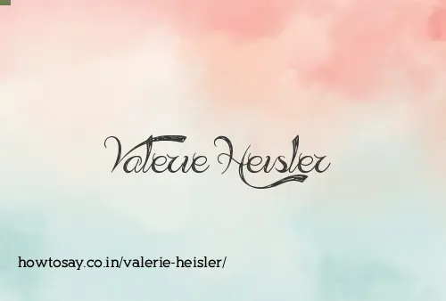 Valerie Heisler