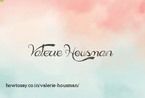 Valerie Housman