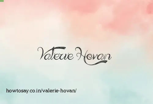 Valerie Hovan