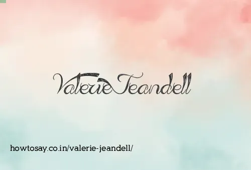 Valerie Jeandell