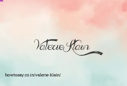 Valerie Klain