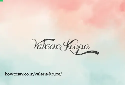 Valerie Krupa