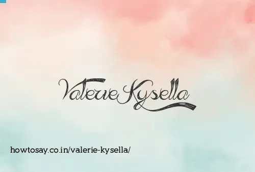 Valerie Kysella