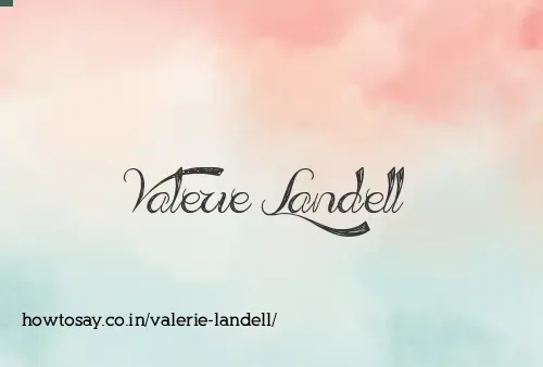 Valerie Landell