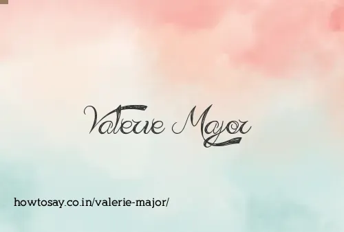Valerie Major