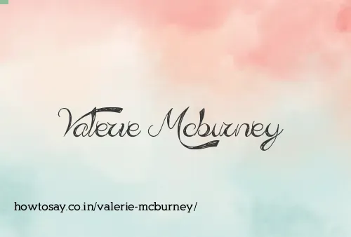 Valerie Mcburney