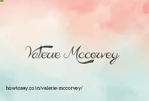 Valerie Mccorvey