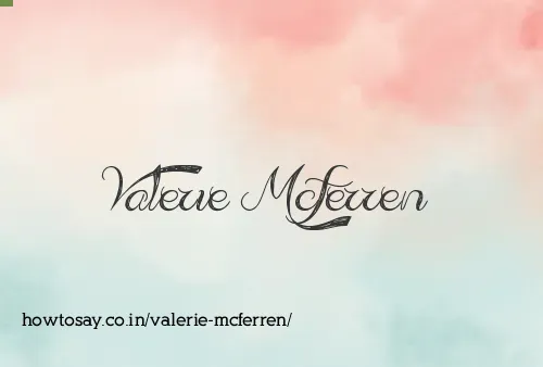 Valerie Mcferren