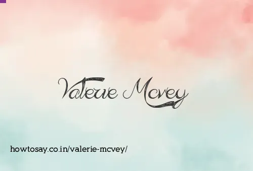 Valerie Mcvey