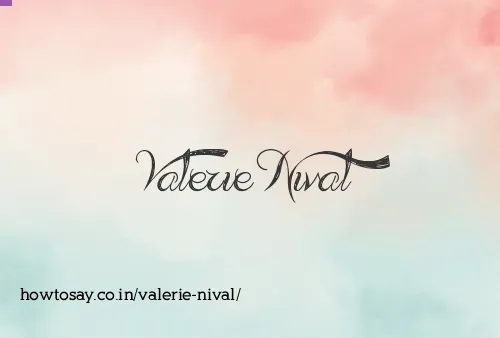 Valerie Nival