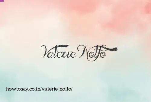 Valerie Nolfo