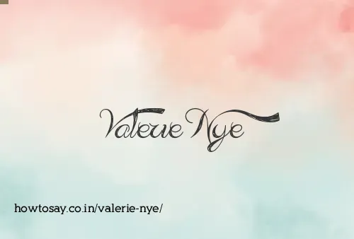 Valerie Nye