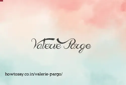 Valerie Pargo