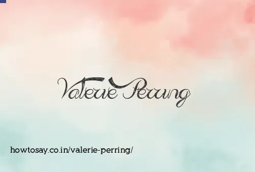 Valerie Perring