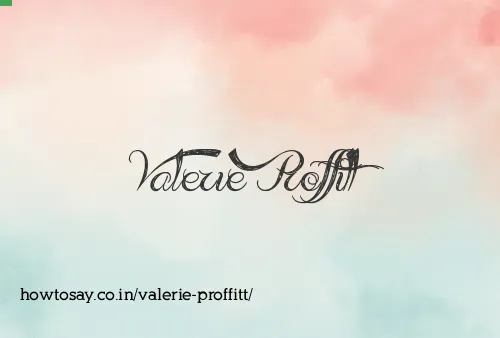 Valerie Proffitt