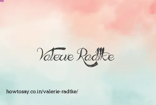 Valerie Radtke