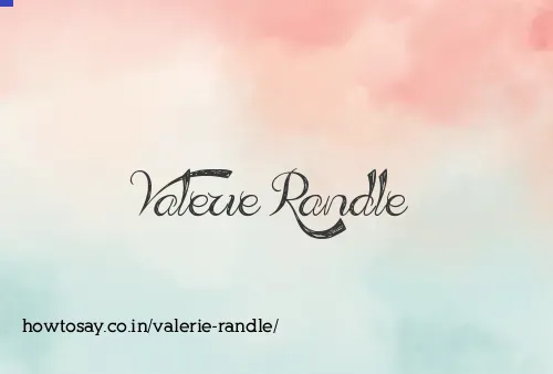 Valerie Randle
