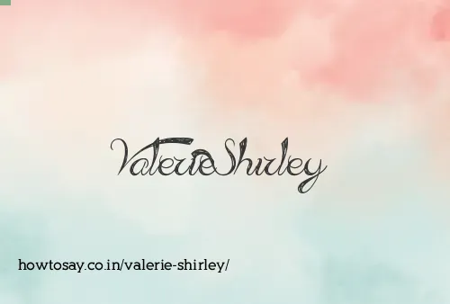 Valerie Shirley