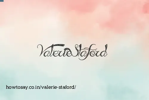 Valerie Staford