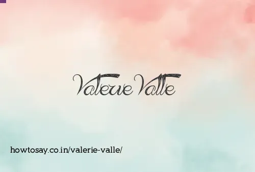 Valerie Valle
