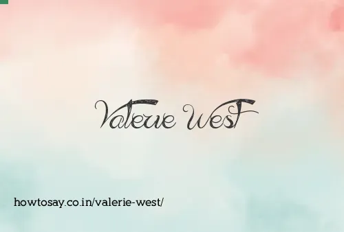 Valerie West