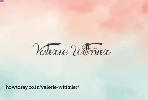 Valerie Wittmier