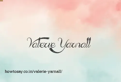 Valerie Yarnall