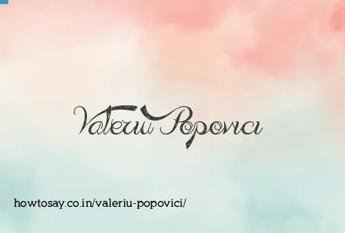 Valeriu Popovici