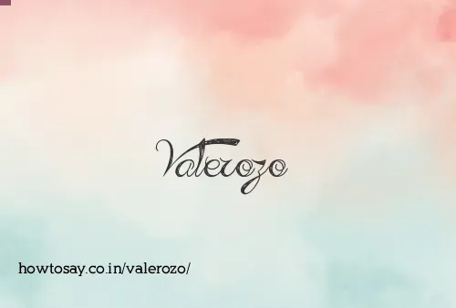 Valerozo