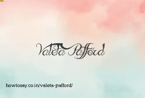 Valeta Pafford