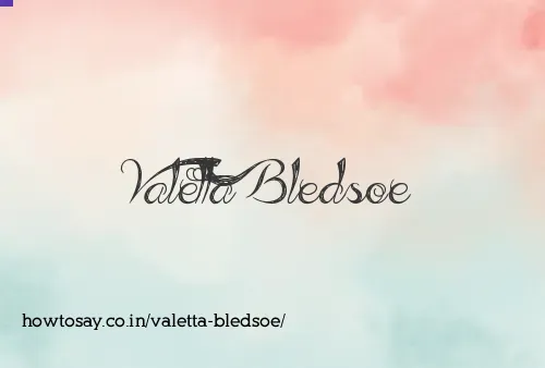Valetta Bledsoe