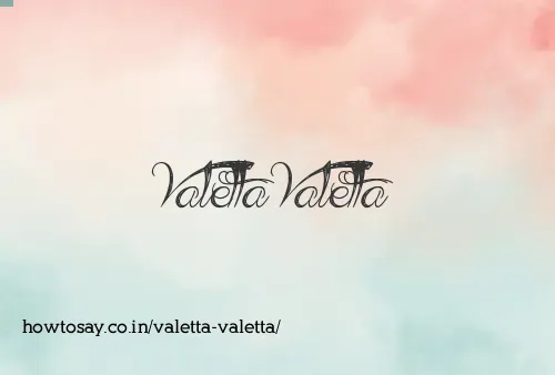 Valetta Valetta