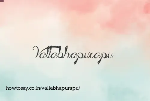 Vallabhapurapu
