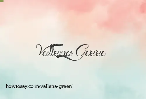 Vallena Greer
