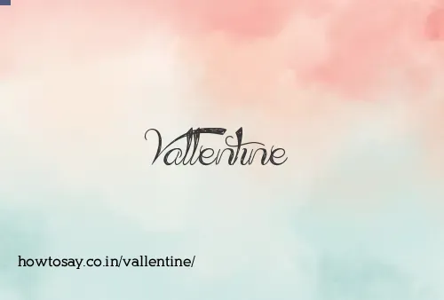 Vallentine