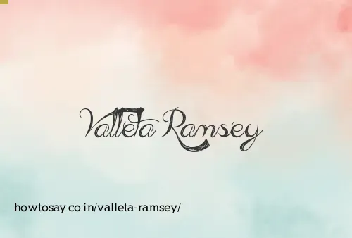 Valleta Ramsey