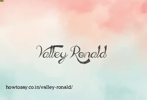 Valley Ronald