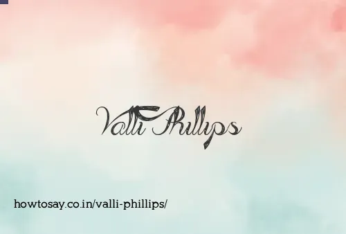 Valli Phillips