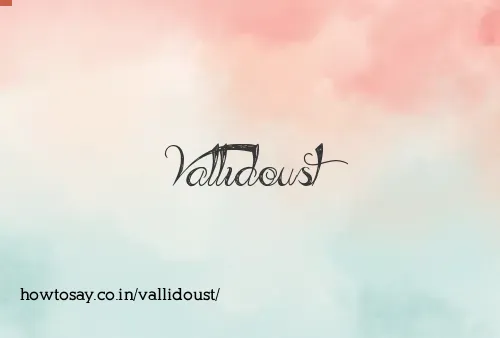 Vallidoust