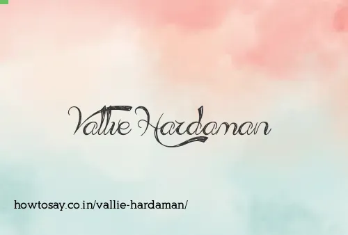 Vallie Hardaman