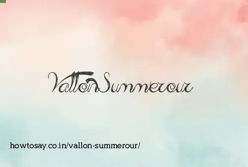 Vallon Summerour