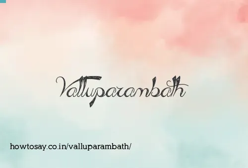 Valluparambath