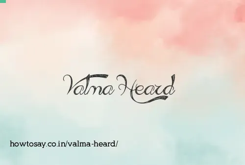 Valma Heard