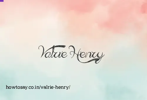 Valrie Henry