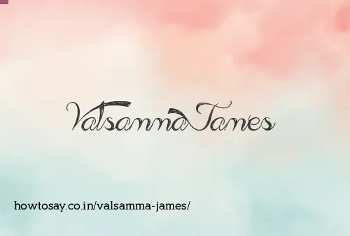 Valsamma James