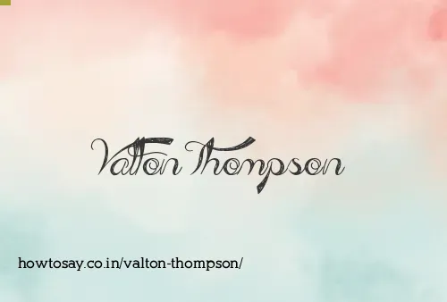 Valton Thompson