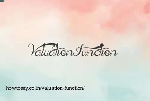 Valuation Function