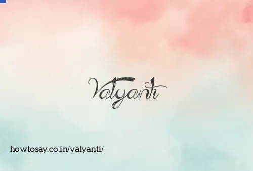 Valyanti