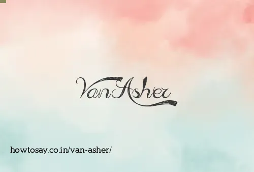 Van Asher