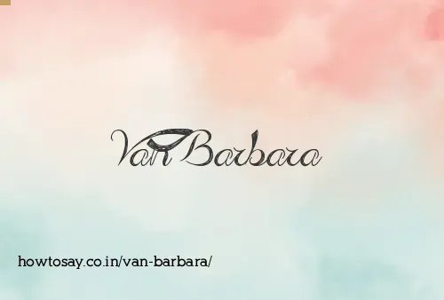 Van Barbara